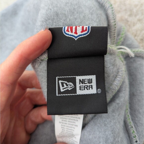 Seattle Seahawks New Era NFL Pom Pom Knit‎ Fleece Lined Beanie Hat One Size - Picture 9 of 10